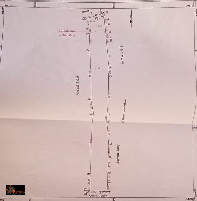 TEREN INTRAVILAN-EXTRAVILAN - RECEA 17000MP posibil parcelare