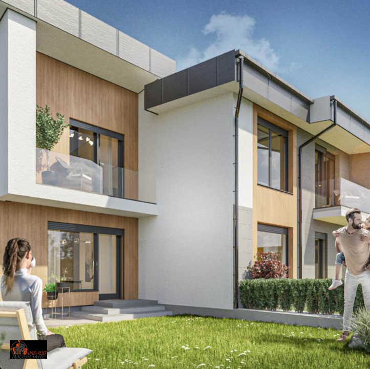 Casă duplex 3 camere 127,66 mp - Proiect Woaza - str. Stefan cel Mare, Zalău