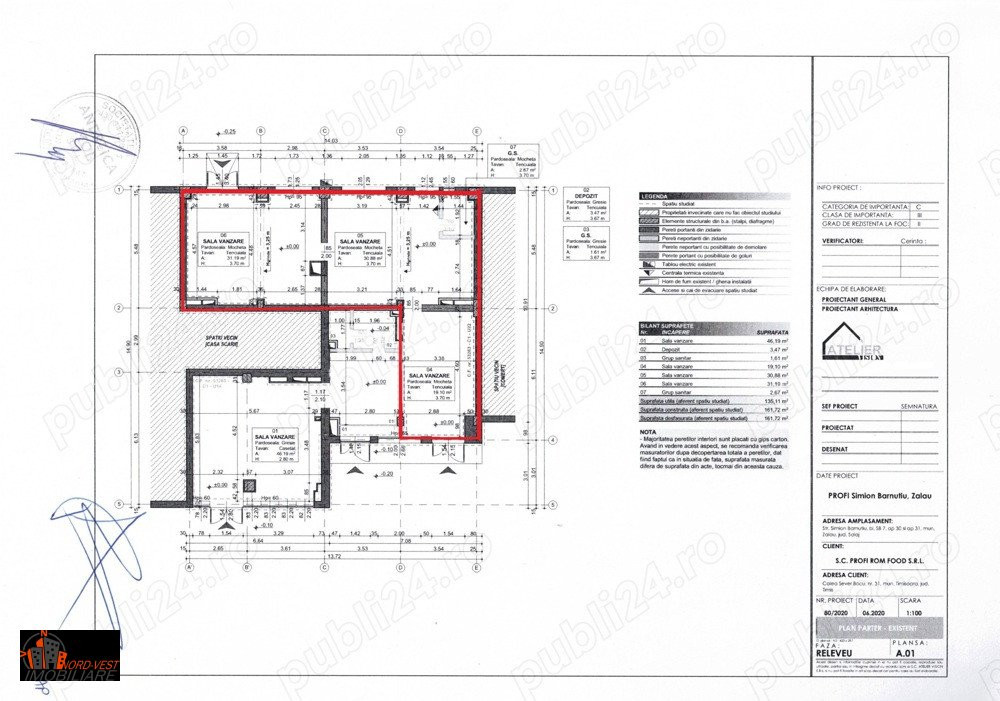 Spatiu Comercial - 86mp - Simion Barnuțiu., Dva. Nord 