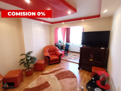 Apartament cu 3 camere, mobilat, utilat, 2 balcoane generoase- Comision 0% 