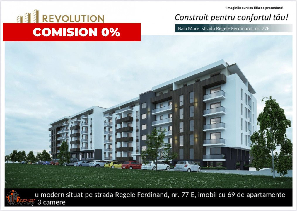 Apartamente 2 si 3 camere Revolution Residence - BLD REgele Ferdinand 77E