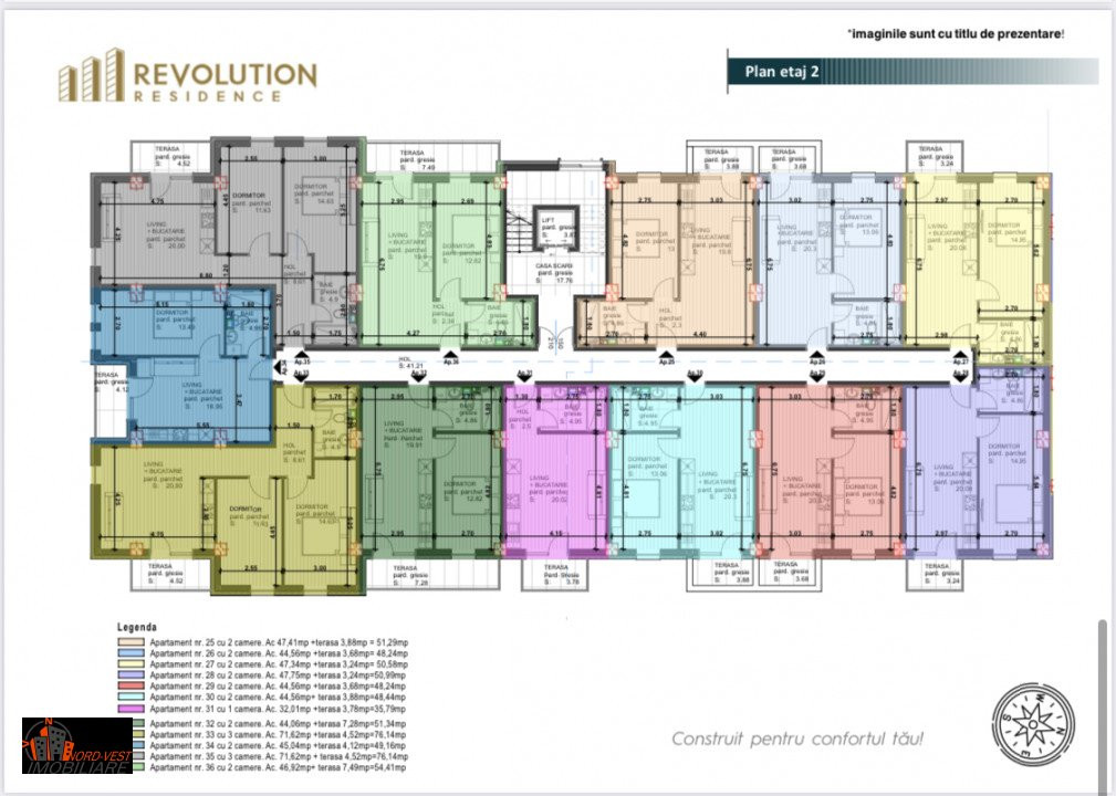 Apartamente 2 si 3 camere Revolution Residence - BLD REgele Ferdinand 77E