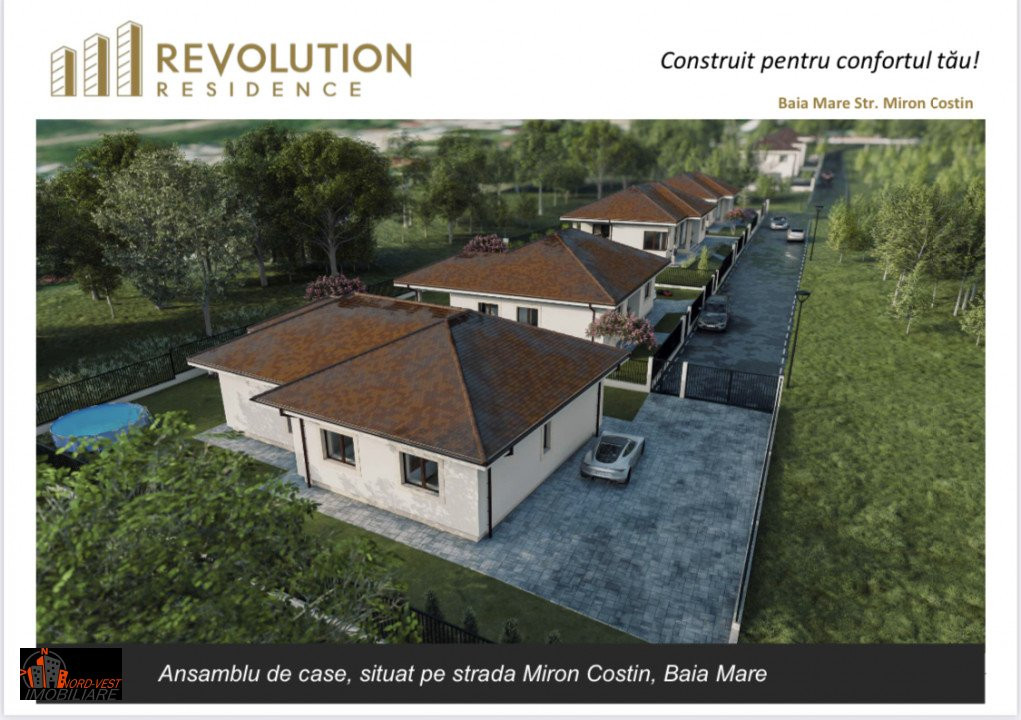 Ansamblu de case P si P+1, Revolution Residence, str Miron Costin