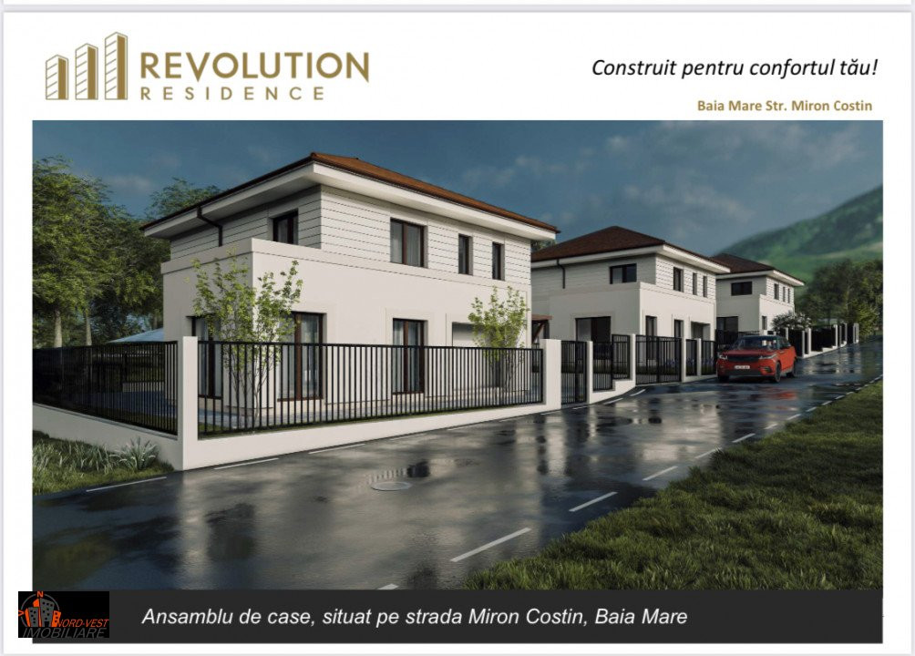 Ansamblu de case P si P+1, Revolution Residence, str Miron Costin