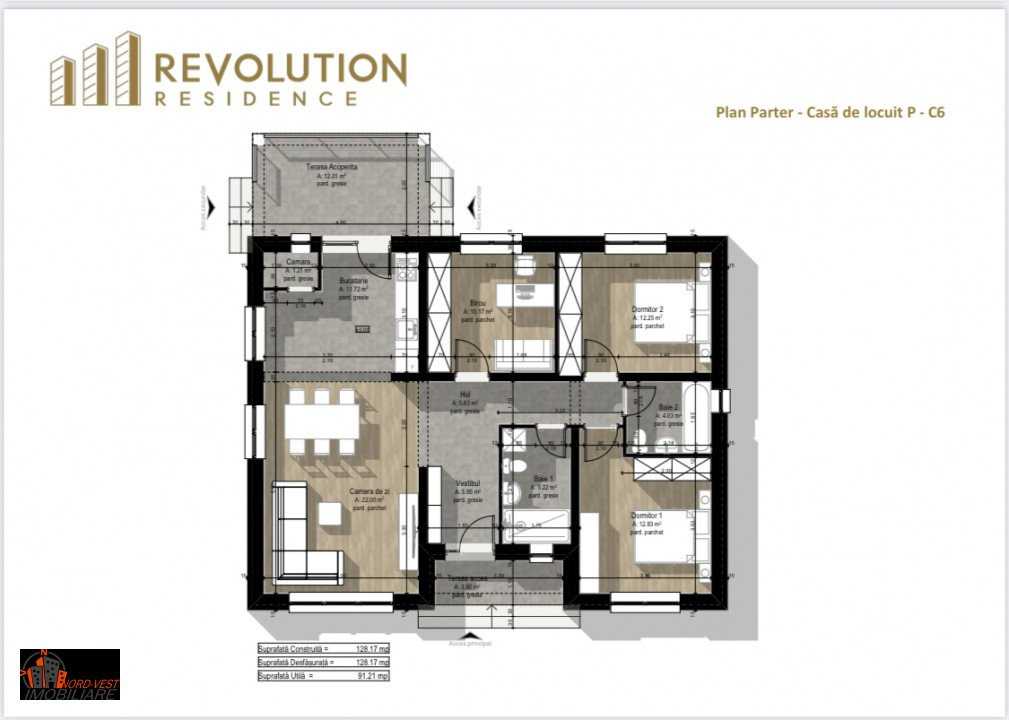 Ansamblu de case P si P+1, Revolution Residence, str Miron Costin