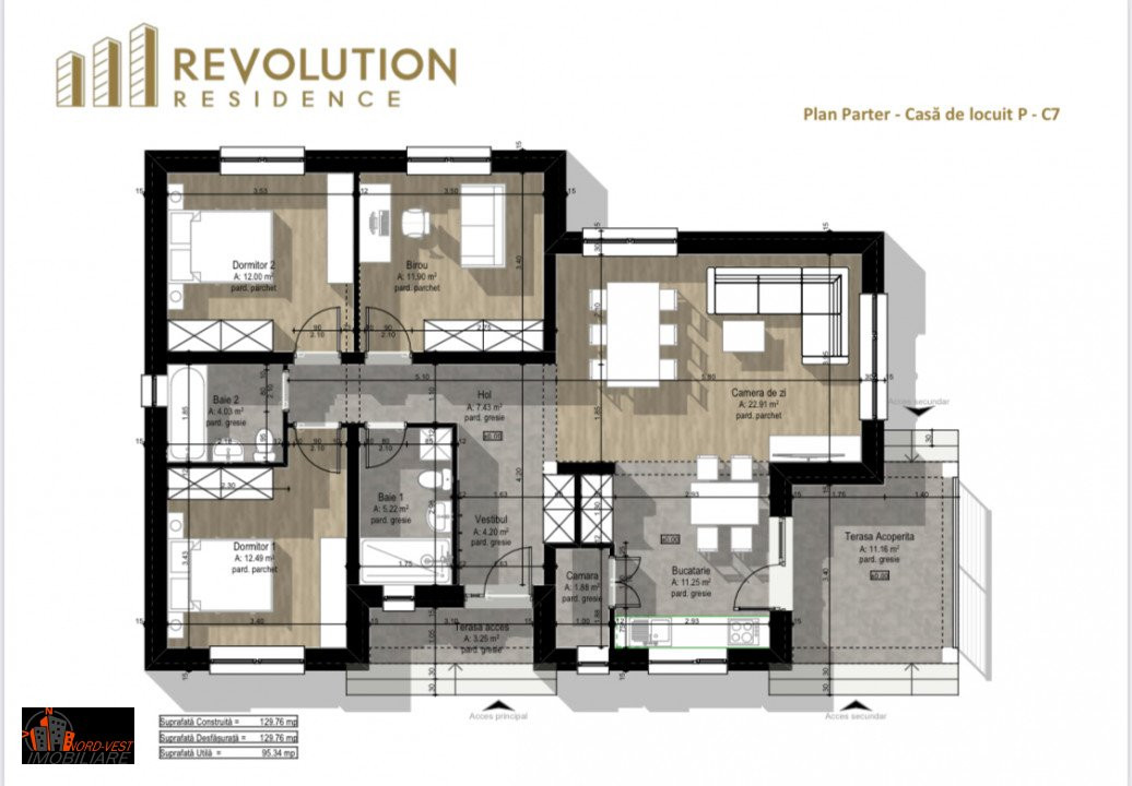 Ansamblu de case P si P+1, Revolution Residence, str Miron Costin