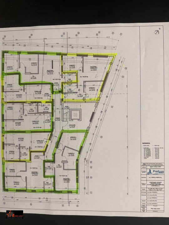 Proiect Bloc Nou de Apartamente 1,2,3 camere - Dva.Nord, Zalău