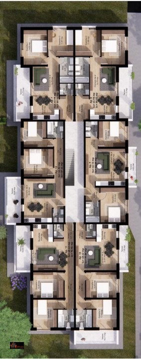 COMPLEX DE APARTAMENTE DE VANZARE - STR POIENILOR 15