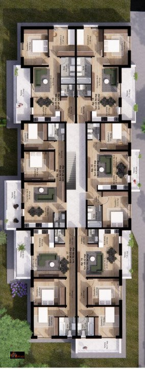 COMPLEX DE APARTAMENTE DE VANZARE - STR POIENILOR 15