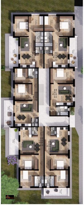 COMPLEX DE APARTAMENTE DE VANZARE - STR POIENILOR 15