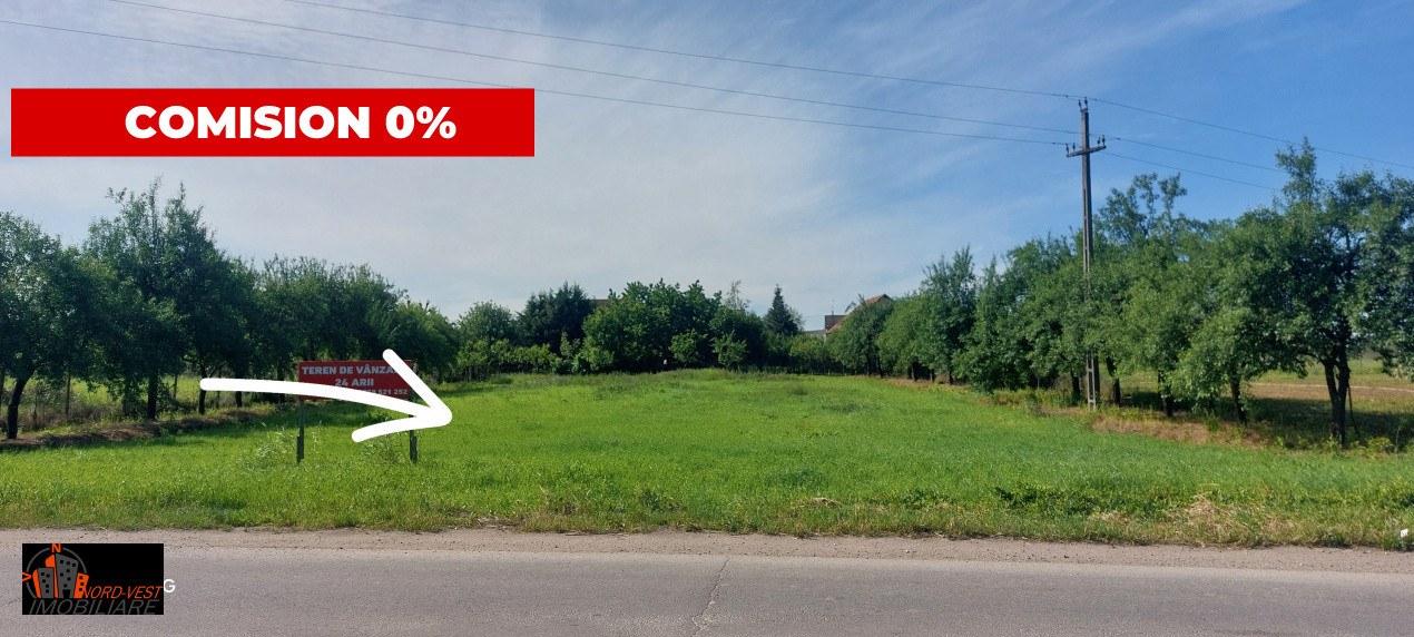 Teren intravilan 2500 mp – Front 36 m – Zonă în dezvoltare, lângă Vama Int